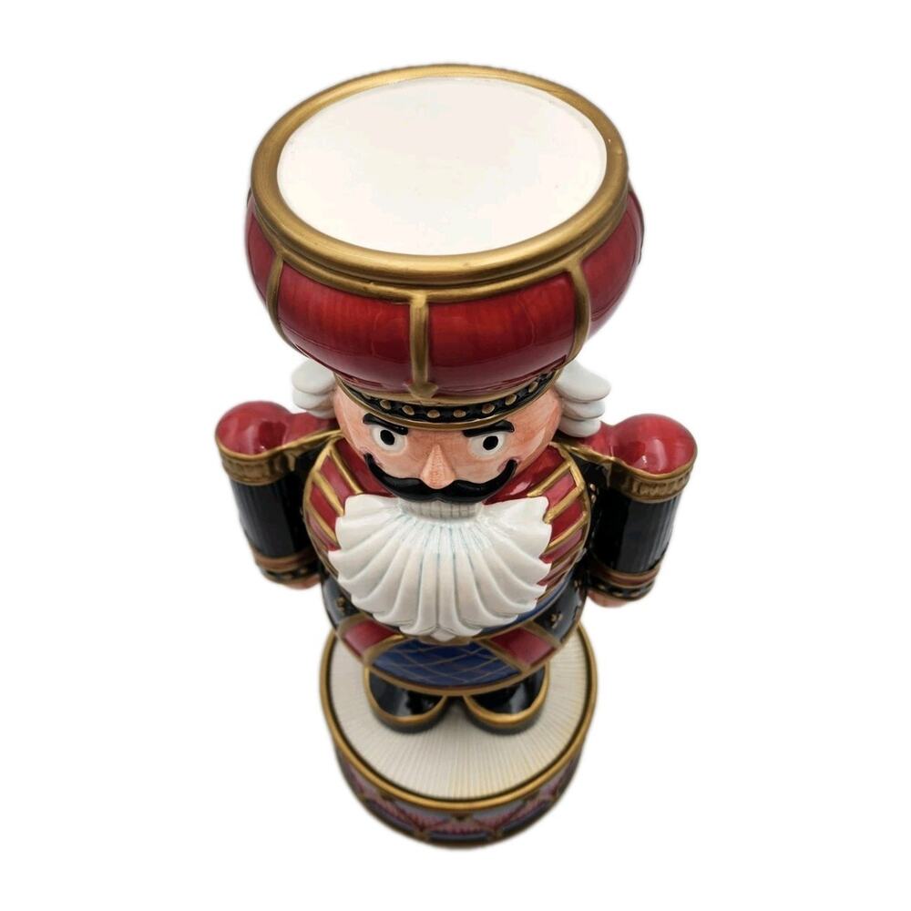 Fitz And Floyd Nutcracker Small Candleholder 13" Original Box 619/396 VTG 2005 - Picture 14 of 16